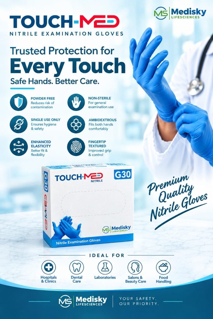 Touch-Med G30 Nitrile Gloves Presentation